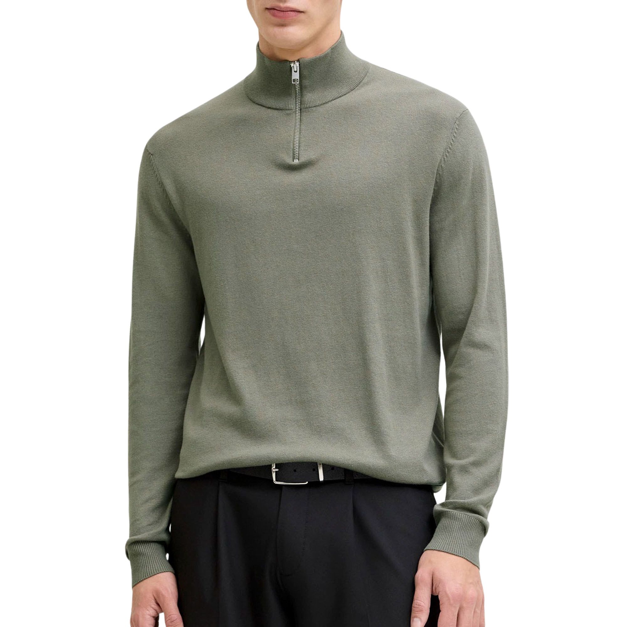 Jack & Jones Emil Knit Half Zip Trui Heren | PlutoSport